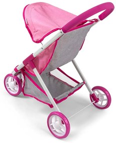 Játék golf babakocsi babáknak Milly Mally Susie Prestige Pink