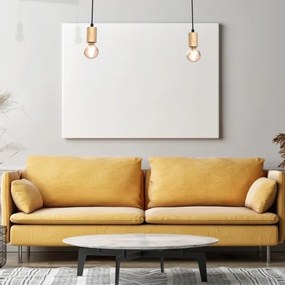 Felületre szerelhető csillár VIGA 2xE27/60W/230V fa