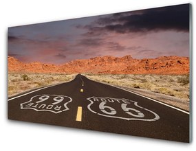 Akril üveg kép Desert autópálya 125x50 cm