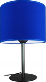 Divatos éjjeli lámpa, asztali szabadon álló lámpabúra kék búzavirág 20cm Led