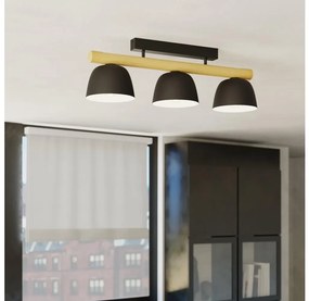 Eglo 43738 - Felületre szerelhető csillár SHERBURN 3xE27/40W/230V