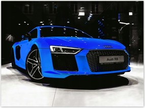 Poszterek 135x100 Kék Audi Audica R8