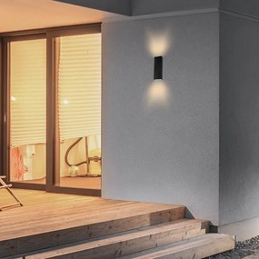 LED Kültéri fali lámpa LED/8W/230V 4000K IP65 fekete