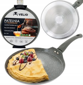 Palacsintasütő 26 CM Kerámia Indukciós Elektromos Velio