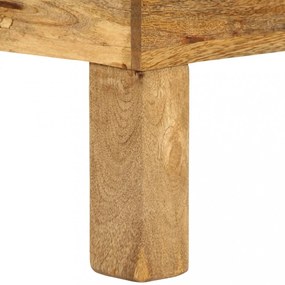 tömör mangófa dohányzóasztal 110 x 55 x 35 cm