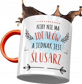 Narancssárga bögre lakatosnak A légy nem ül le fényképes nyomattal