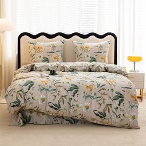 Mikroszálas ágyneműhuzat ELYSIA, világosszürke Ágyneműhuzat mérete: 2 db 70 x 80 cm | 160 x 200 cm