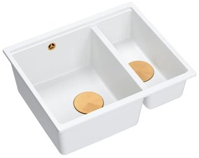 gránit mosogató Logan 150 White