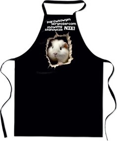 Pamut fekete konyhai Kötény Nyomtatott vicces Grill ajándék