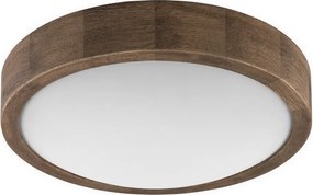 Brilagi - LED mennyezeti lámpa CARVALHO SLIM 1xE27/15W/230V tölgy-dió átm. 27 cm