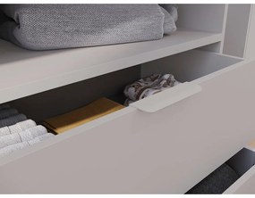 Krémszínű gyerek komód 115x92x54 cm Alkmaar – Germania