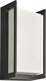 POLUX 320032 KOBE Modern Kültéri Fali Lámpa Fekete E27 IP54