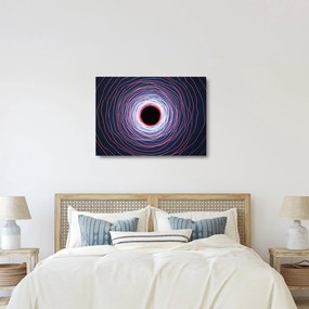 A kör absztrakció képe (üvegen) (70x50 cm)
