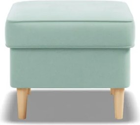 Uszak lábtartó, bársony, kék