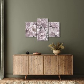 Kép - Vintage bazsarózsa virágok (90x60 cm)