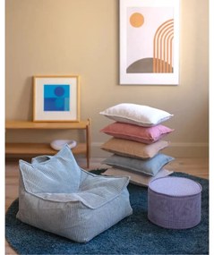 Mentazöld kordbársony párna gyerek kanapéhoz Bolster – Wigiwama