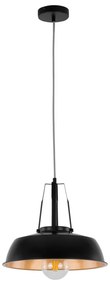 Italux PALOMA MDM-3619/1M BK+GD Függőlámpa 1x60W/E27 IP20