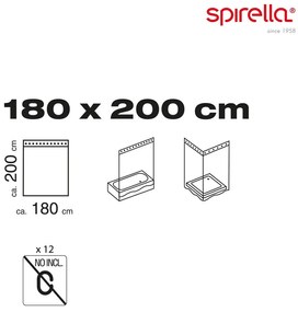 Zuhanyfüggöny 180x200 cm Deep Forest – Spirella