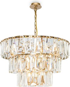 MAYTONI MOD043PL-18G PUNTES Kristály Függesztett Lámpa Arany E14 IP20