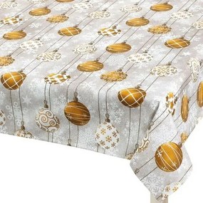 Bellatex Ubrus Karácsonyi gömb arany , 70 x 70 cm, 70 x 70 cm