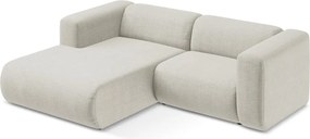 Bézs sarokkanapé (bal oldali-heverő résszel) Ekahi – Makamii