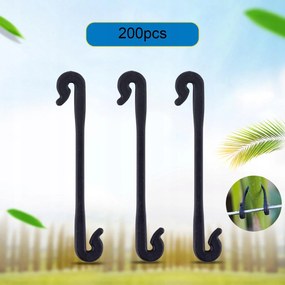 200x Csatok Akasztók Növénytartó csipeszek Szőlő szár R14