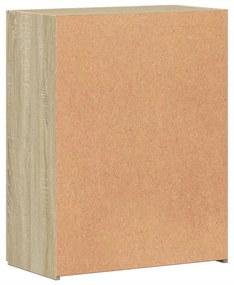 sonoma tölgy színű szerelt fa irattartó szekrény 60x32x77,5 cm