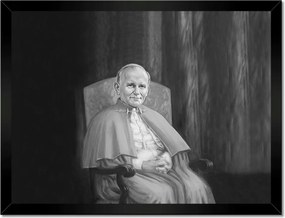 Poszterek keretben 40x30 II. János Pál pápa 2