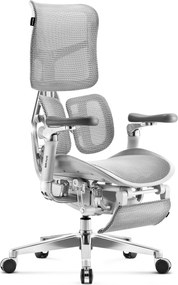 Prémium ergonomikus irodai szék lábtartóval szürke Premium Normal Size: Diablo V-Kinetic