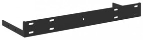 tölgyszínű és fehér MDF lebegő fali polc 50 x 23 x 3,8 cm
