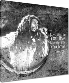 Vászonkép 50x50 Bob Marley koncert