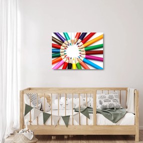 Ceruza képe (üvegen) (70x50 cm)