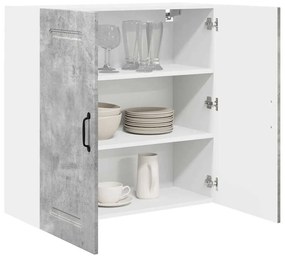 Fali konyhaszekrény Beton Szürke 80 x 31 x 80 cm Faanyag