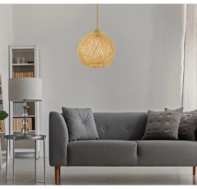 Csillár zsinóron JUTE 1xE27/60W/230V bézs