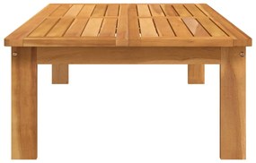 Tömör akácfa kerti asztal 100 x 60 x 30 cm