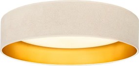 Brilagi-LED mennyezeti lámpa VELVET SIMPLE LED/24W/230V 3000K átm. 45 cm krém./arany