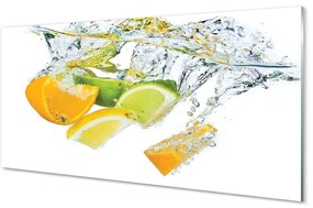 Akrilkép víz citrus 100x50 cm