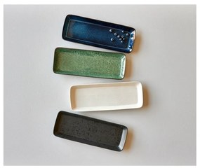 Kerámia szervírozó tálca 14x38 cm Gastro Dark Blue/Black – Bitz