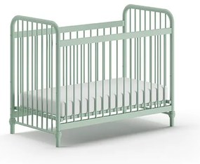Zöld fém babaágy 60x120 cm BRONXX – Vipack