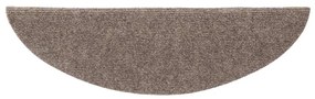 10 db öntapadós lépcsőszőnyeg 56 x 17 x 3 cm bézs félkör alakú