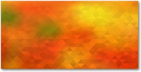 Lacobel Absztrakt panel háromszögek 140x70 cm Ragasztó