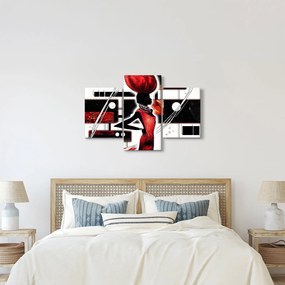 Egy ősi hölgy képének festménye (90x60 cm)
