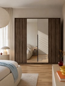 Flaro nyitható gardróbszekrény 223 cm világítással - dunin tölgy