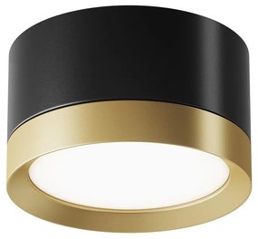 Maytoni C086CL-GX53-SRD-BG - Spotlámpa HOOP 1xGX53/15W/230V fekete/arany