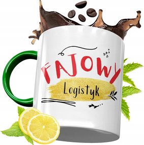 Zöld Bögre Logisztikusnak Születésnapi Ajándék fényképes nyomtatással