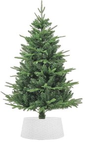 fehér műanyag karácsonyfatalp-takaró Ø56x23 cm