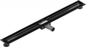Mexen Flat 90 cm-es lineáris padlóösszefolyó ház, fekete - 1715090