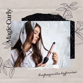 Magic Curly hajgöndörítő - 3 cserélhető göndörítő fejjel