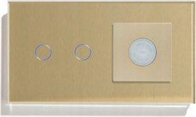 Dupla Üveg Érintőkapcsoló 2K Mozgásérzékelő