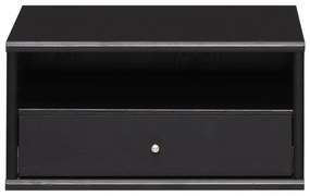 Fekete függő éjjeliszekrény Mistral - Hammel Furniture